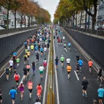 Event maraton tahunan di Jakarta.